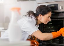 Oven cleaning services