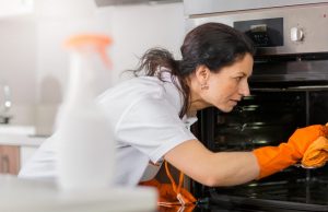 Oven cleaning services