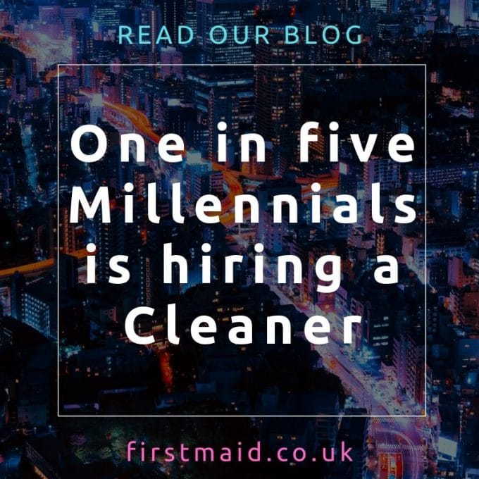 One in five millennials is hiring a cleaner - blog