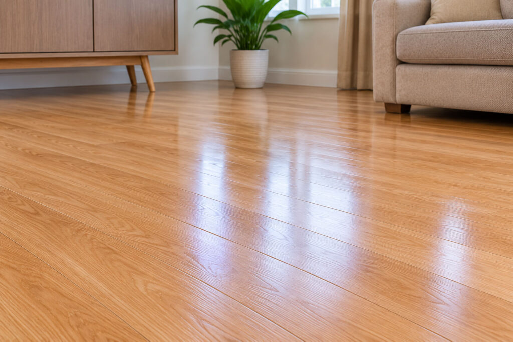 Clean hard floor after professional cleaning in Chorlton, Manchester