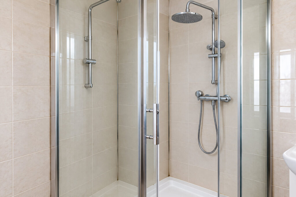Shower Glass & Bathroom Cleaning after cleaning